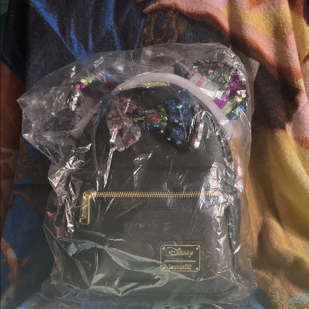 Loungefly Multicolor Sequin Backpack